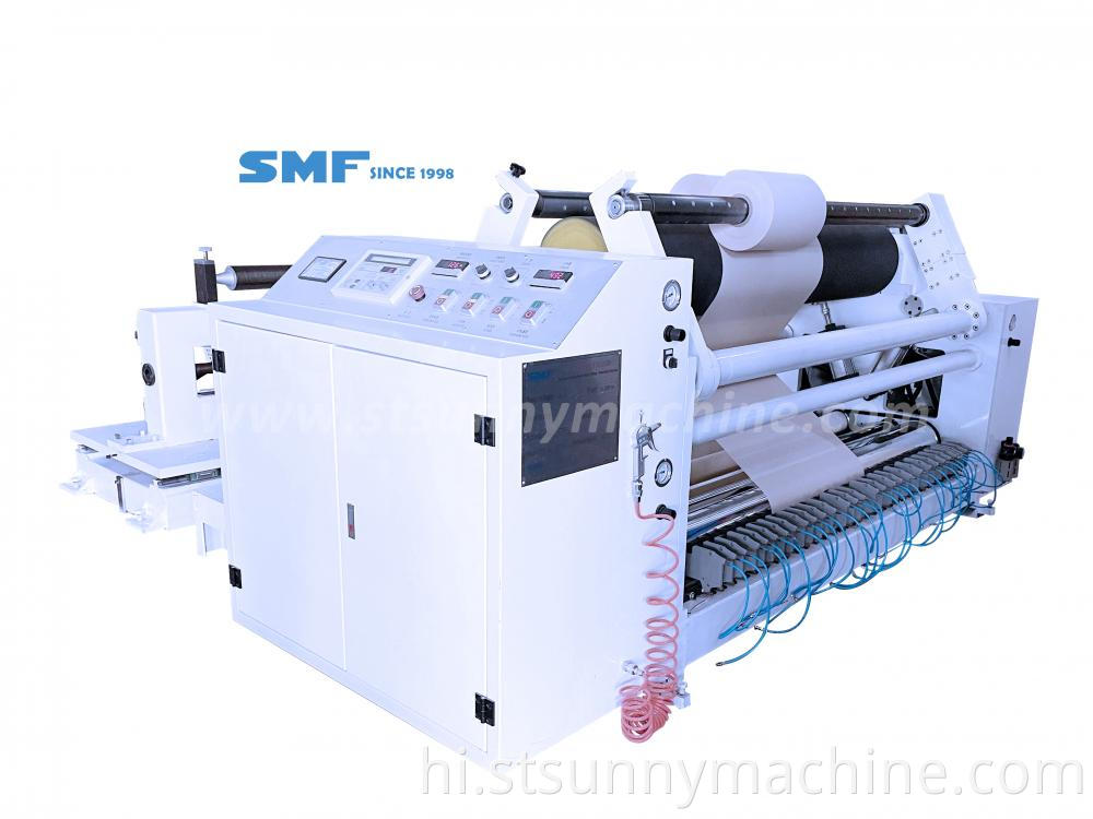 Kraft Paper Slitter Rewinder Machine Gftw 1600a 10
